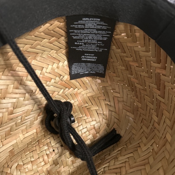 NWOT Hurley Straw Hat - Picture 6 of 6